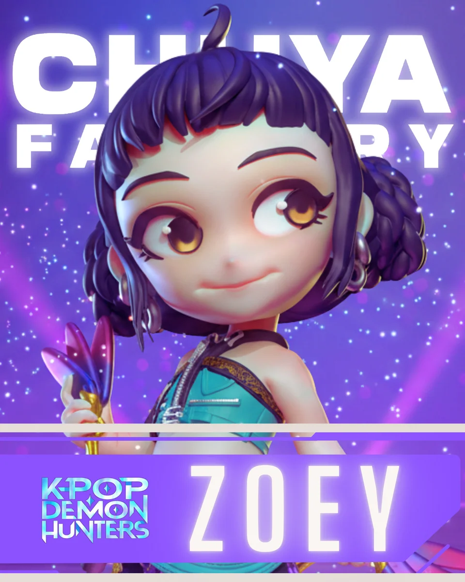 Chibi Zoey | Fan Art | 3D Printed Resin Model Garage Kit | *Un-Painted* | Chuya Factory