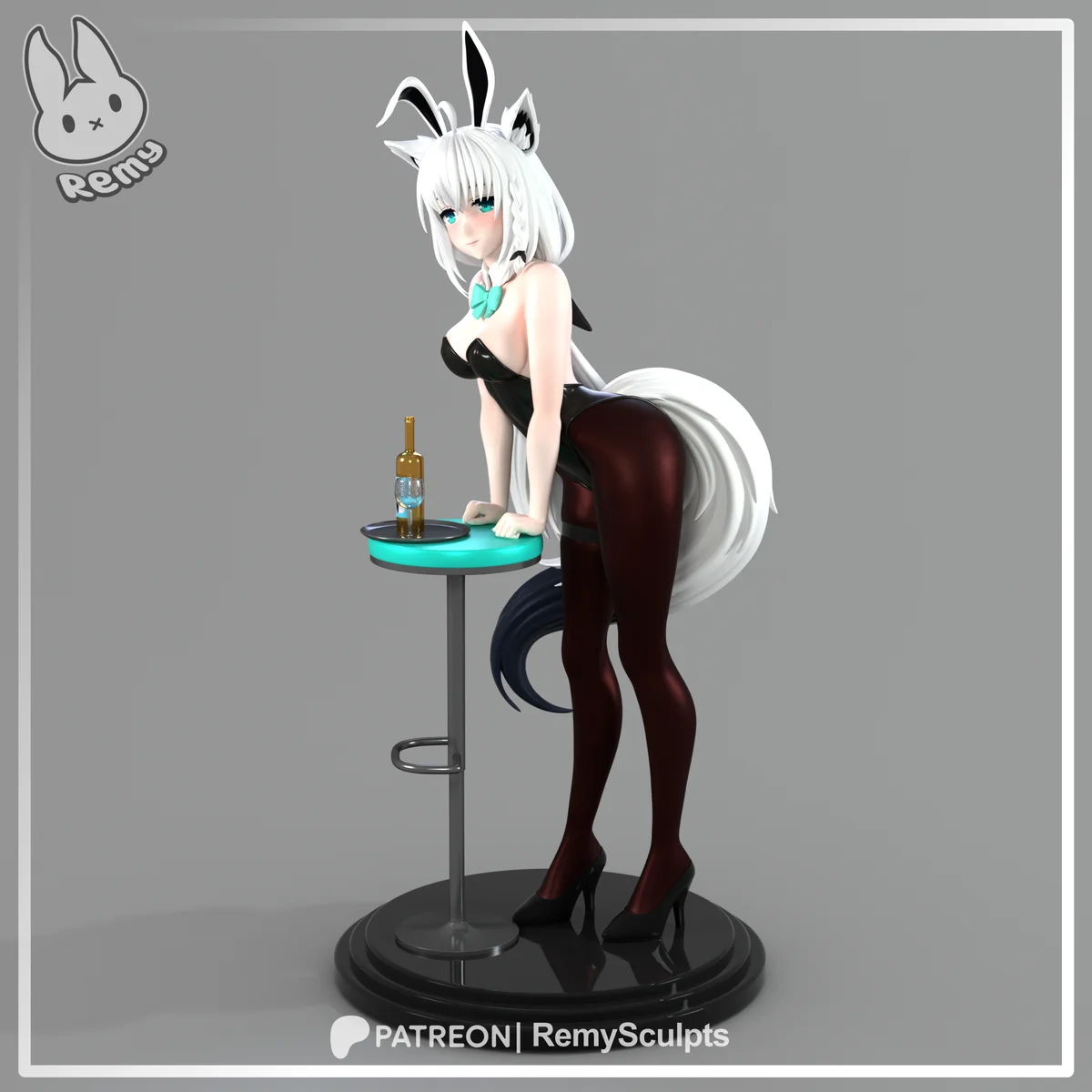 Shirakami Fubuki | Fan Art | 3D Printed Resin Model Garage Kit | *Un-Painted* | Remy Sculpts 4