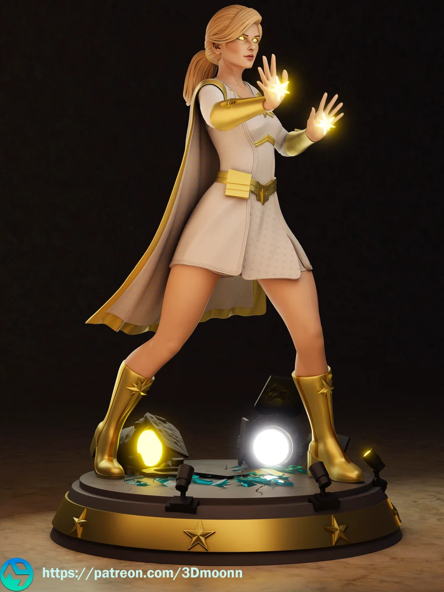 Starlight | Fan Art | 3D Printed Resin Model Garage Kit | *Un-Painted* | 3DMoonn 3