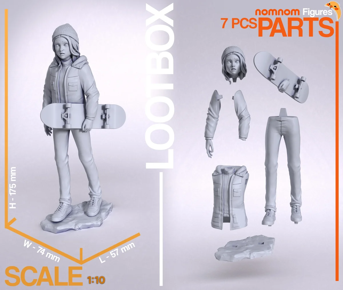 Max | Fan Art | 3D Printed Resin Model Garage Kit | *Un-Painted* | Nomnom 3