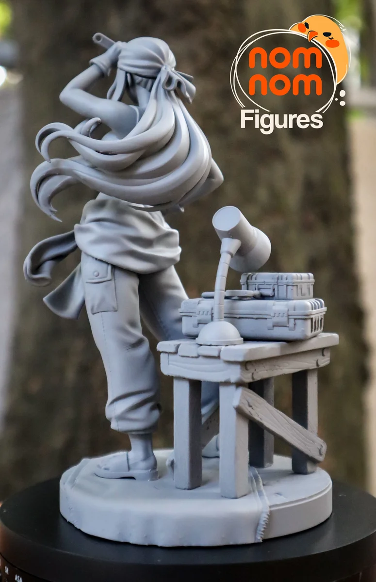 Winry Rockbell | Fan Art | 3D Printed Resin Model Garage Kit | *Un-Painted* | Nomnom 14
