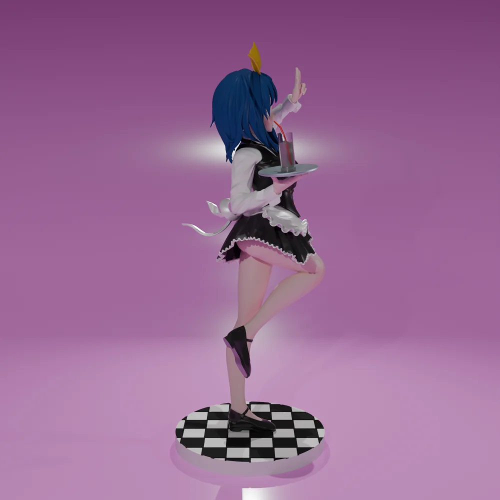 Anna Yanami | Fan Art | 3D Printed Resin Model Garage Kit | *Un-Painted* | Remy Sculpts 3