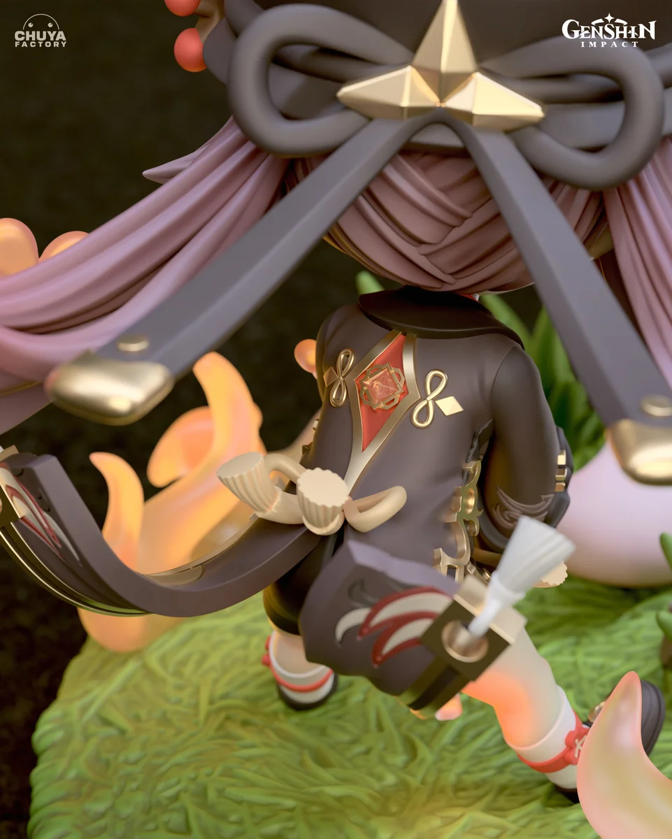 Chibi Hu Tao | Fan Art | 3D Printed Resin Model Garage Kit | *Un-Painted* | Chuya Factory 7