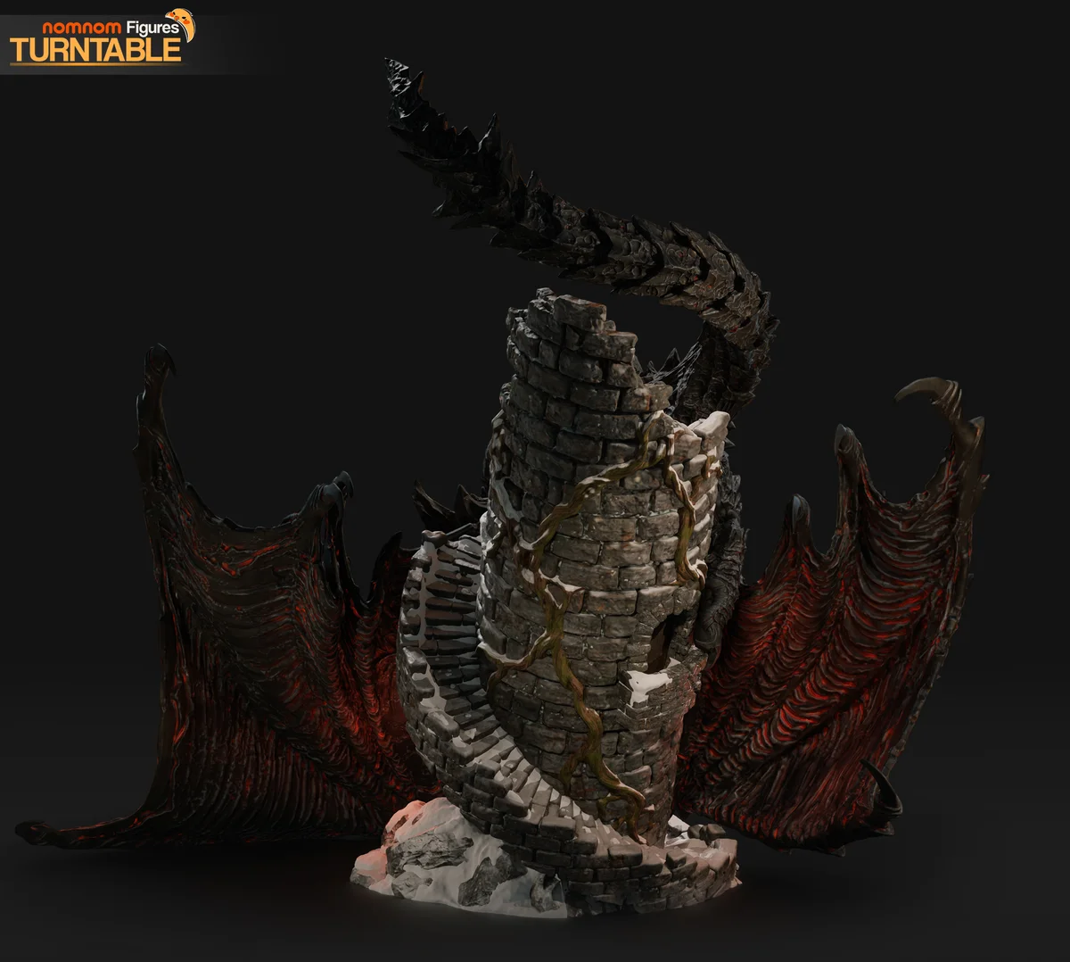 Alduin | Fan Art | 3D Printed Resin Model Garage Kit | *Un-Painted* | Nomnom 5