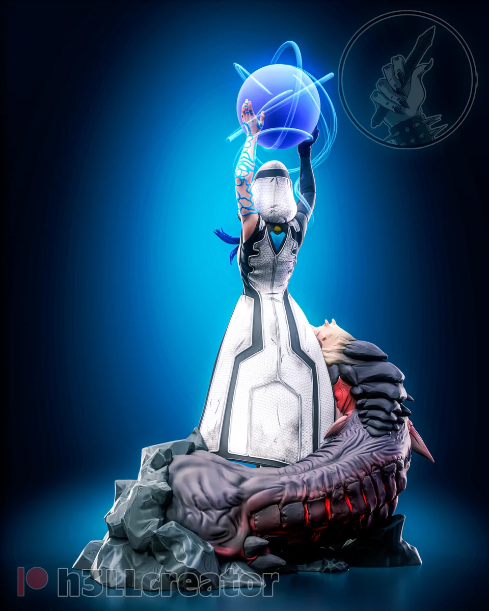 Maya | Fan Art | 3D Printed Resin Model Garage Kit | *Un-Painted* | H3LL Creator 4