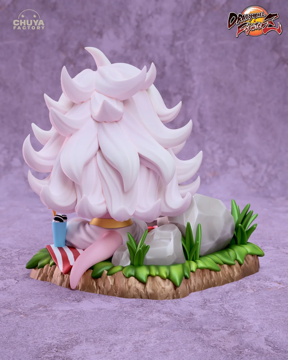 Chibi Android 21 | Fan Art | 3D Printed Resin Model Garage Kit | *Un-Painted* | Chuya Factory 5
