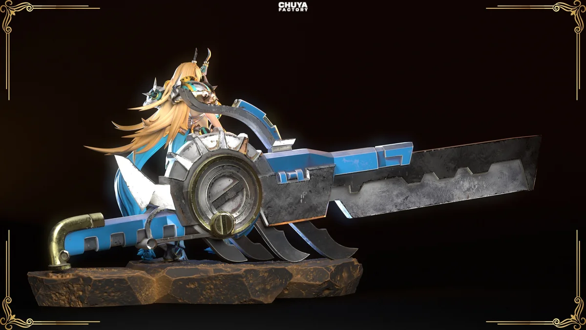 Barghest | Fan Art | 3D Printed Resin Model Garage Kit | *Un-Painted* | Chuya Factory 7