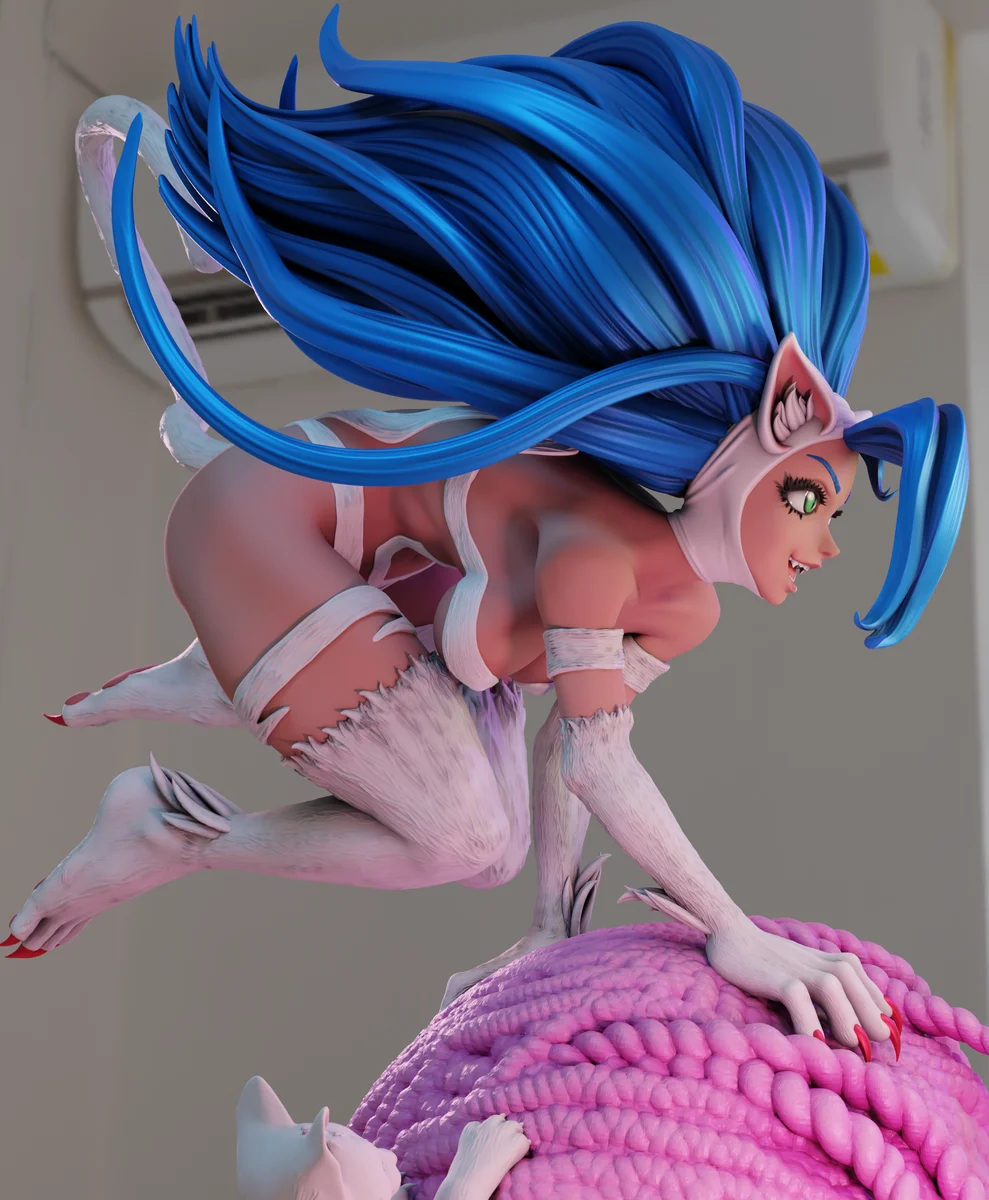 Felicia | Fan Art | 3D Printed Resin Model Garage Kit | *Un-Painted* | Momoji 4