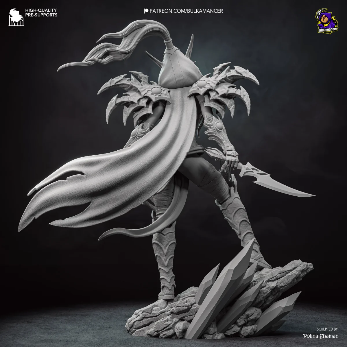 Valeera | Fan Art | 3D Printed Resin Model Garage Kit | *Un-Painted* | Bulkamancer 8