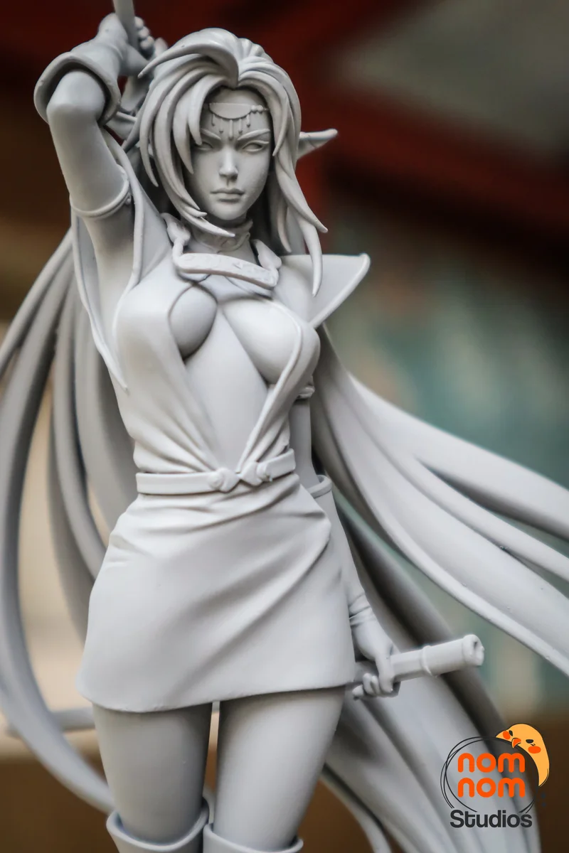Pirotess | Fan Art | 3D Printed Resin Model Garage Kit | *Un-Painted* | Nomnom 10