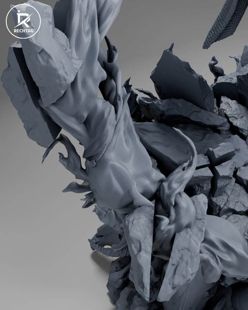 Ryomen Sukuna | Fan Art | 3D Printed Resin Model Garage Kit | *Un-Painted* | Rechtag 22