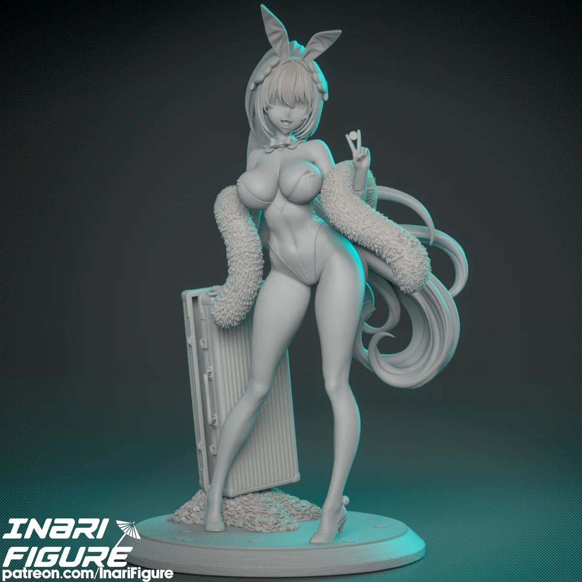 Rupee | Fan Art | 3D Printed Resin Model Garage Kit | *Un-Painted* | Inari Figure 9