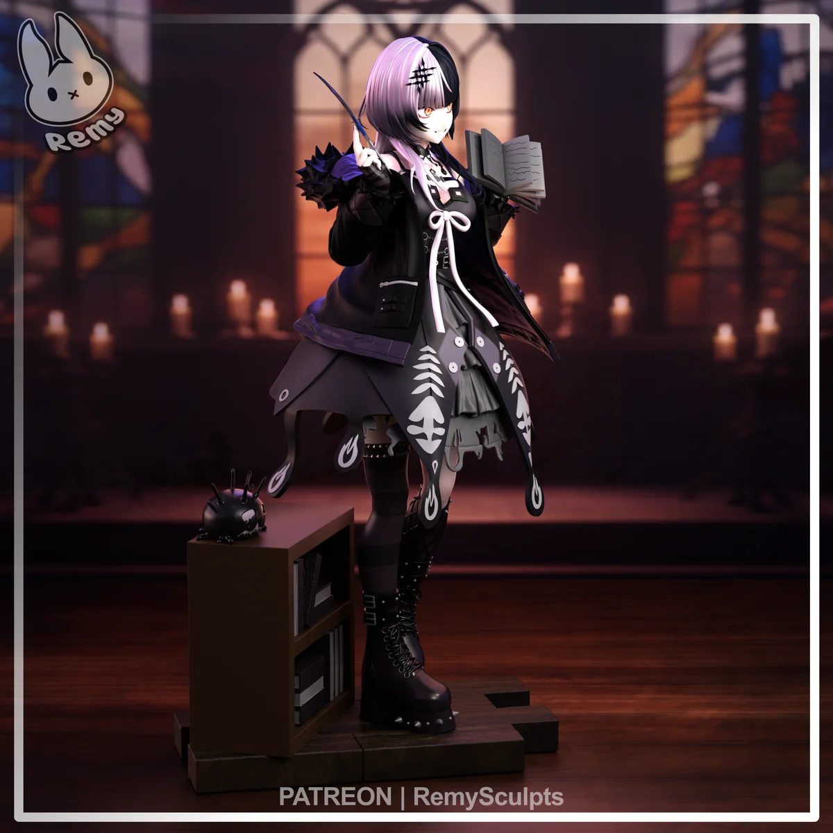 Shiori Novella | Fan Art | 3D Printed Resin Model Garage Kit | *Un-Painted* | Remy Sculpts 3