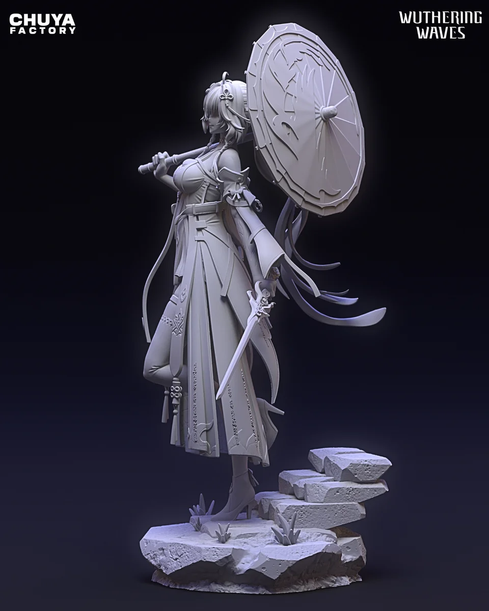 Chang Li | Fan Art | 3D Printed Resin Model Garage Kit | *Un-Painted* | Chuya Factory 18