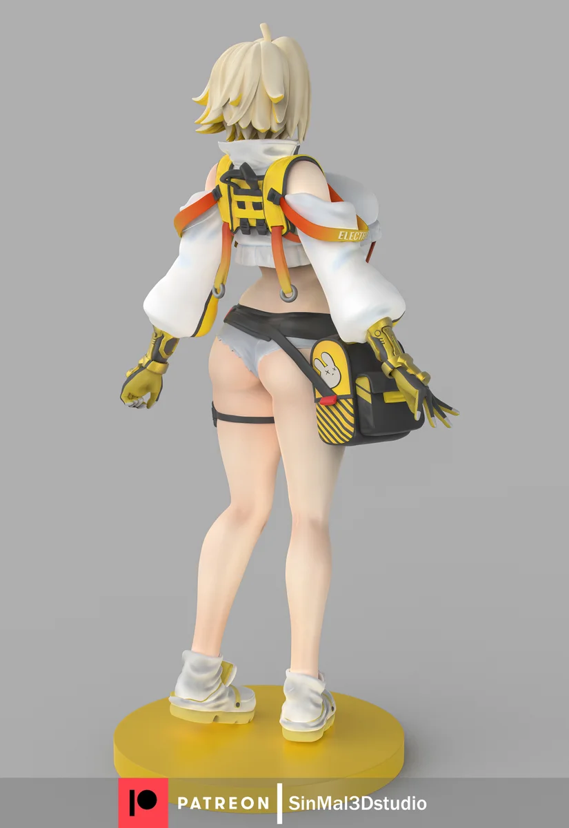 Elegg | Fan Art | 3D Printed Resin Model Garage Kit | *Un-Painted* | Sin3Dstudio 7