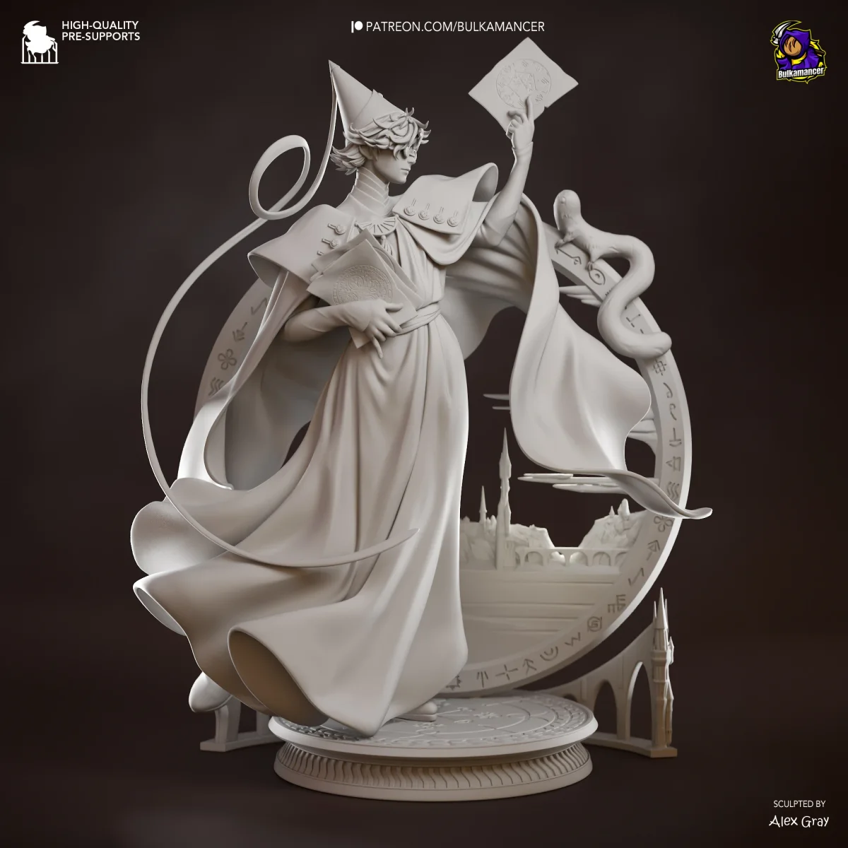 Qifrey | Fan Art | 3D Printed Resin Model Garage Kit | *Un-Painted* | Bulkamancer 8
