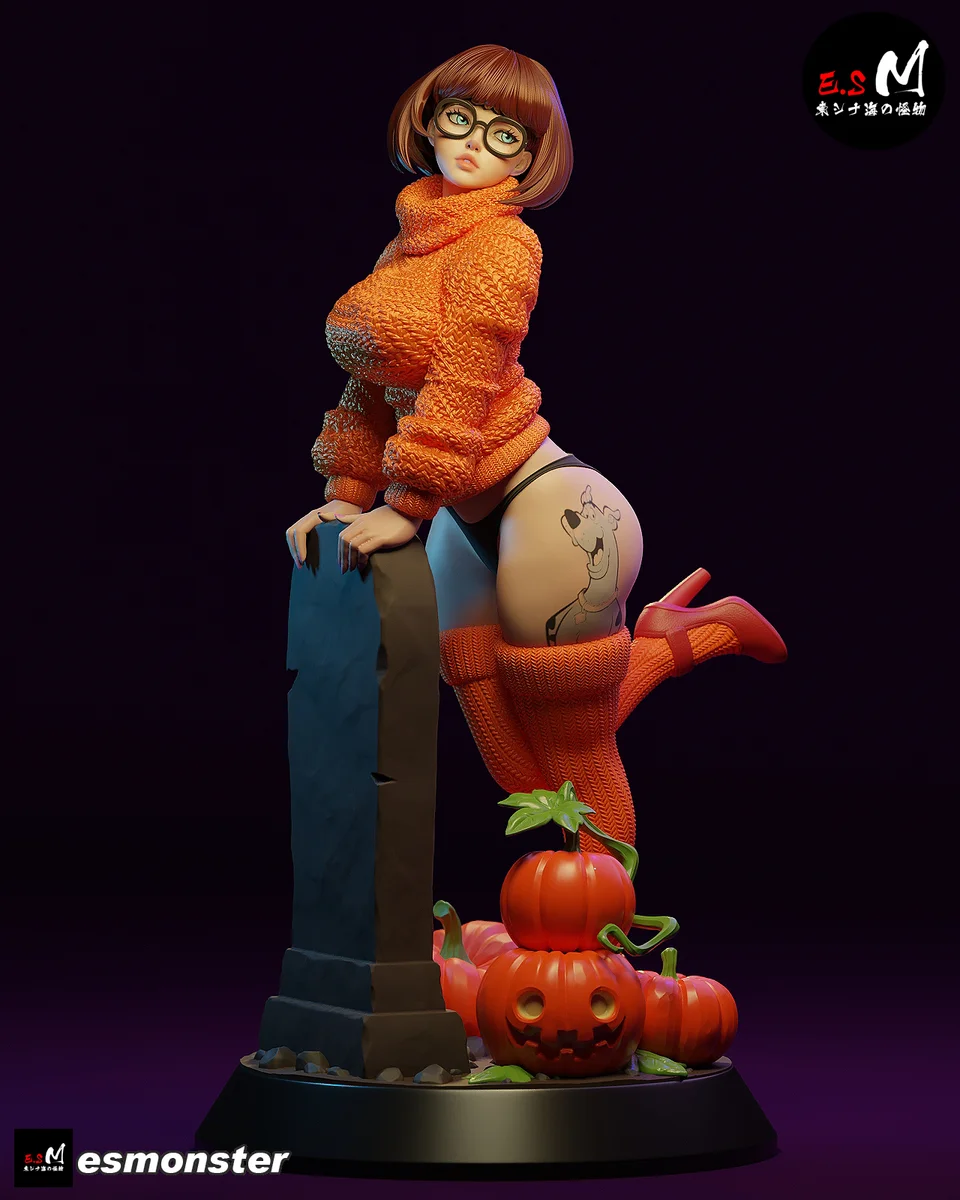 Velma P2 | Fan Art | 3D Printed Resin Model Garage Kit | *Un-Painted* | ES Monster 5
