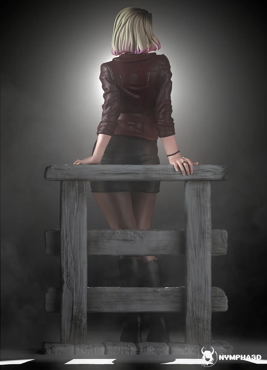 Maria | Fan Art | 3D Printed Resin Model Garage Kit | *Un-Painted* | Nympha3D 8