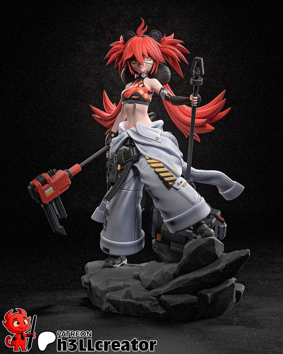 Koleda Belobog | Fan Art | 3D Printed Resin Model Garage Kit | *Un-Painted* | H3LL Creator