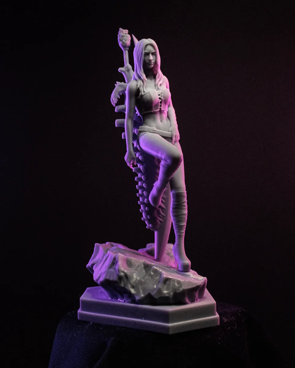 Trish | Fan Art | 3D Printed Resin Model Garage Kit | *Un-Painted* | H3LL Creator 3