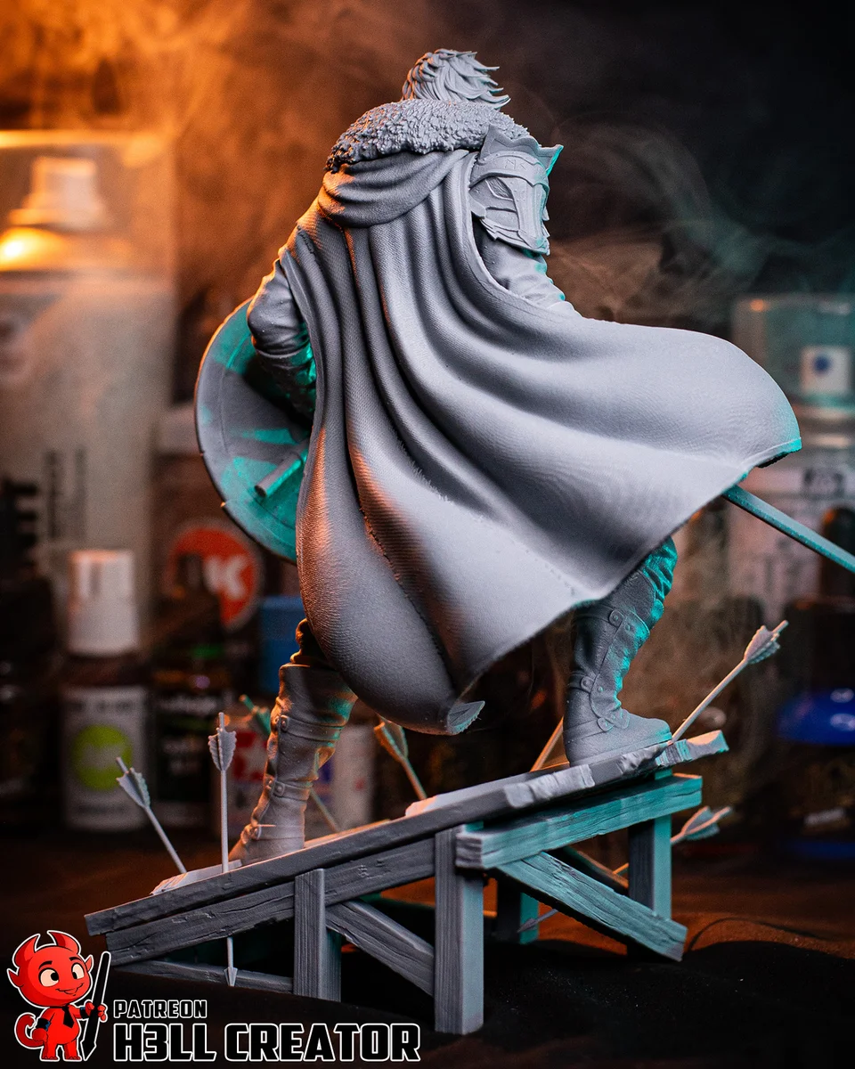 Kliff | Fan Art | 3D Printed Resin Model Garage Kit | *Un-Painted* | H3LL Creator 9