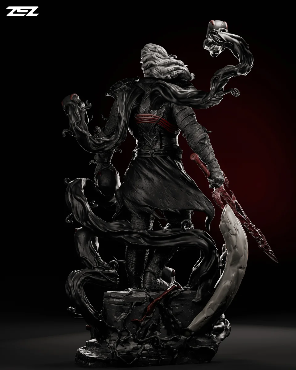Knull | Fan Art | 3D Printed Resin Model Garage Kit | *Un-Painted* | ZEZ Studio 6