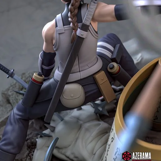 Tenten | Fan Art | 3D Printed Resin Model Garage Kit | *Un-Painted* | Azerama 3