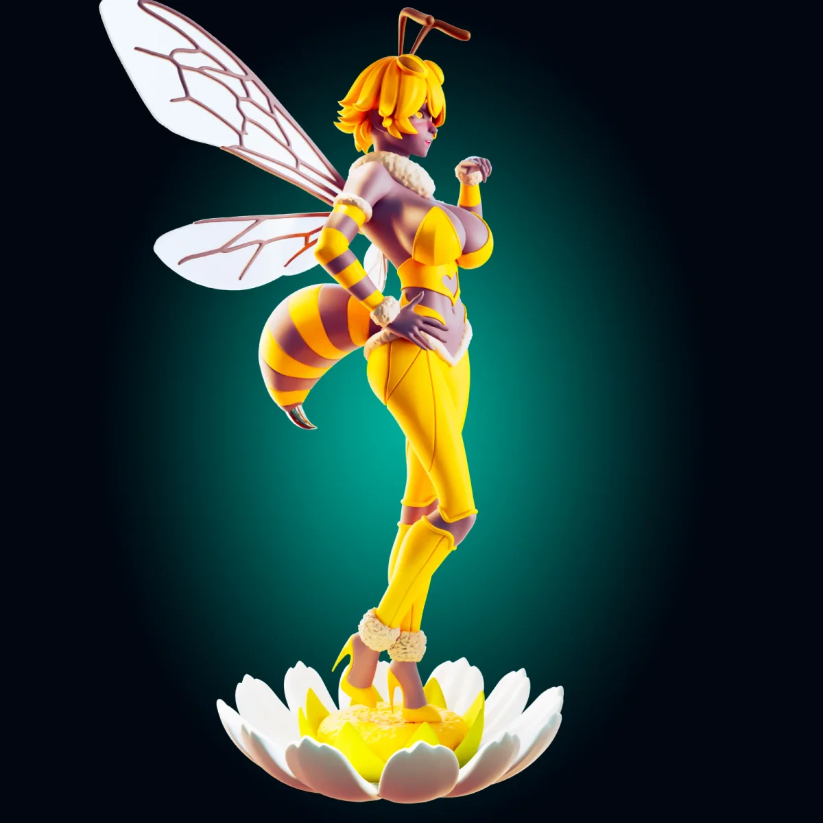 Bee | Fan Art | 3D Printed Resin Model Garage Kit | *Un-Painted* | Officer Rhu 2