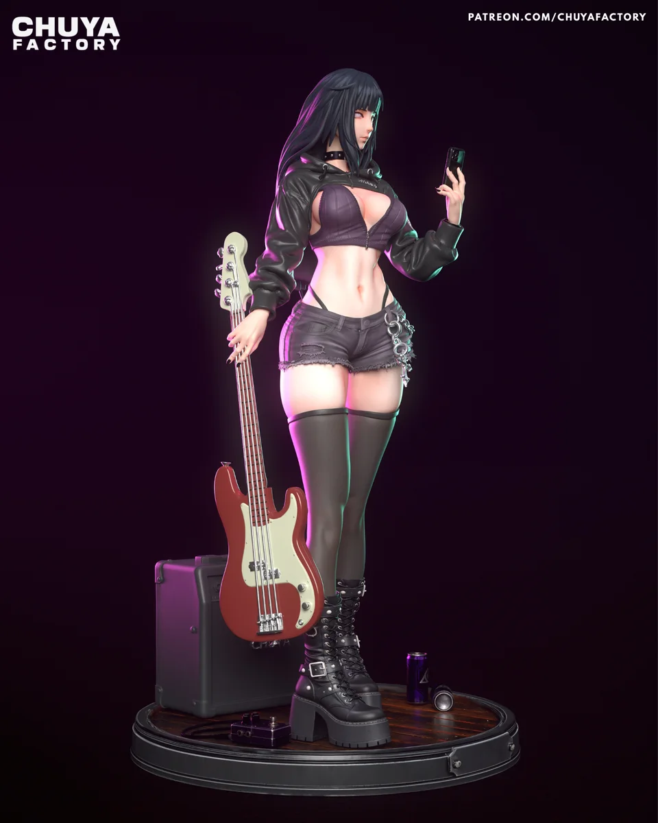 Hinata Hyuga | Fan Art | 3D Printed Resin Model Garage Kit | *Un-Painted* | Chuya Factory 5