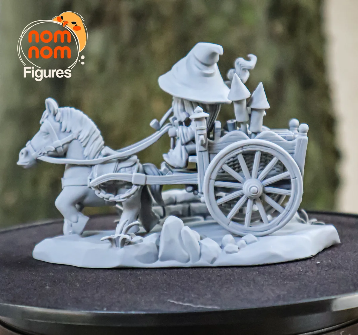 Chibi Gandalf | Fan Art | 3D Printed Resin Model Garage Kit | *Un-Painted* | Nomnom 6