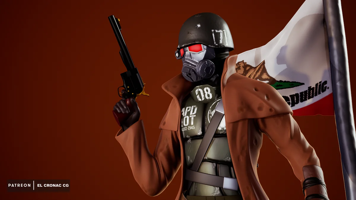 NCR Ranger | Fan Art | 3D Printed Resin Model Garage Kit | *Un-Painted* | Inaki Sculpts 3