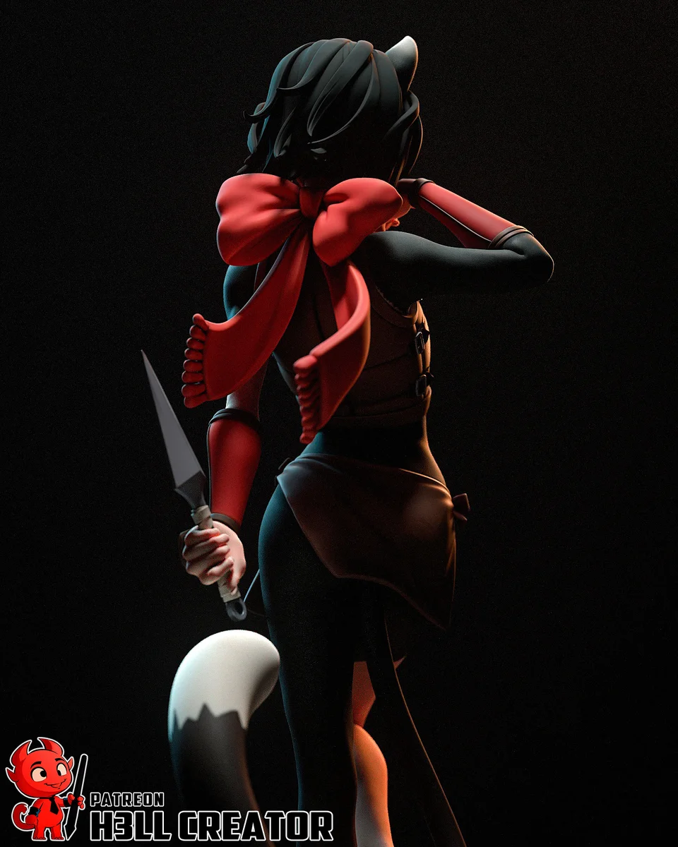 Izutsumi | Fan Art | 3D Printed Resin Model Garage Kit | *Un-Painted* | H3LL Creator 7