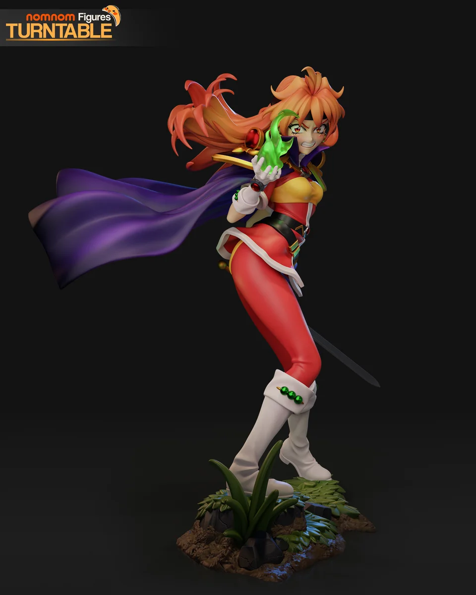 Lina Inverse | Fan Art | 3D Printed Resin Model Garage Kit | *Un-Painted* | Nomnom 11