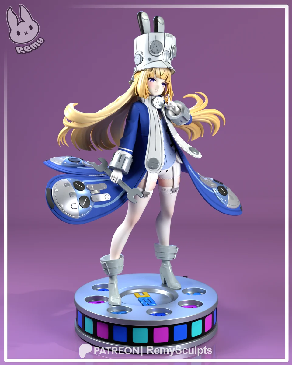 Norma Hollowell | Fan Art | 3D Printed Resin Model Garage Kit | *Un-Painted* | Remy Sculpts 3