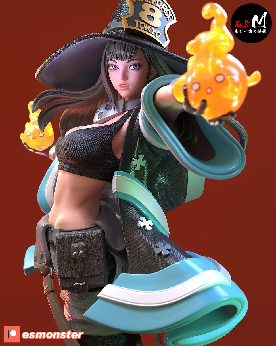 Oze Maki | Fan Art | 3D Printed Resin Model Garage Kit | *Un-Painted* | ES Monster 5