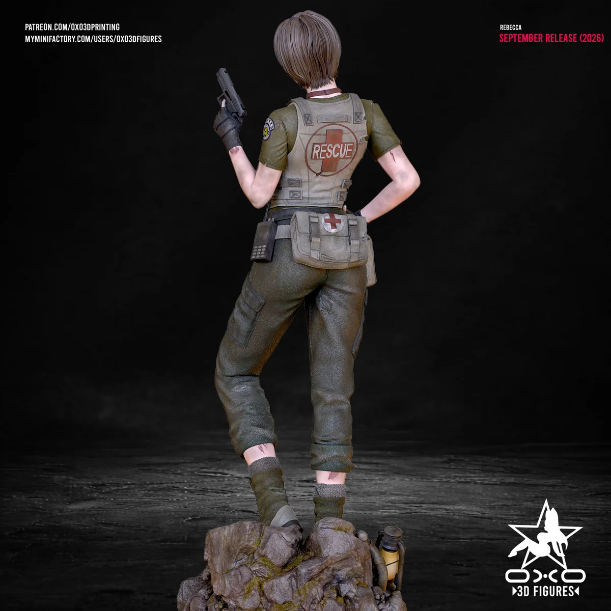 Rebecca Chambers | Fan Art | 3D Printed Resin Model Garage Kit | *Un-Painted* | OXO3D 4