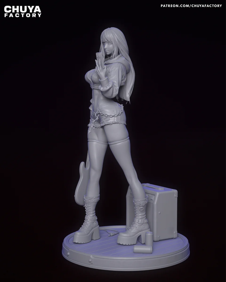 Hinata Hyuga | Fan Art | 3D Printed Resin Model Garage Kit | *Un-Painted* | Chuya Factory 16
