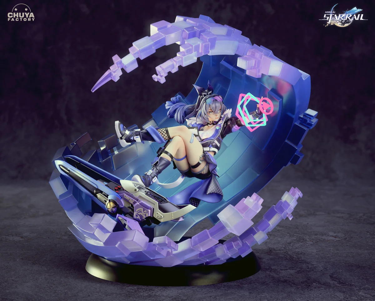 Silver Wolf | Fan Art | 3D Printed Resin Model Garage Kit | *Un-Painted* | Chuya Factory 9