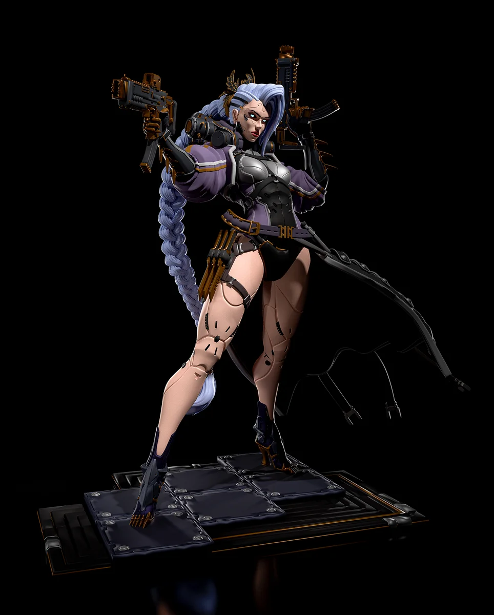 Rin | Fan Art | 3D Printed Resin Model Garage Kit | *Un-Painted* | H3LL Creator