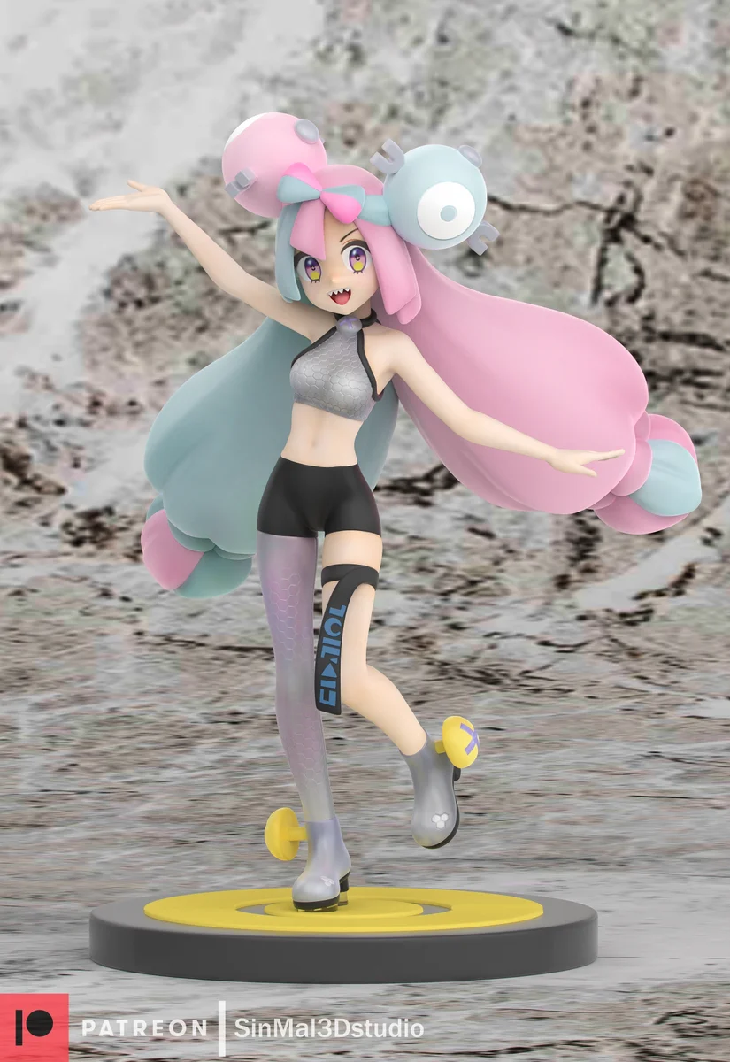 Iono | Fan Art | 3D Printed Resin Model Garage Kit | *Un-Painted* | Sin3Dstudio 4