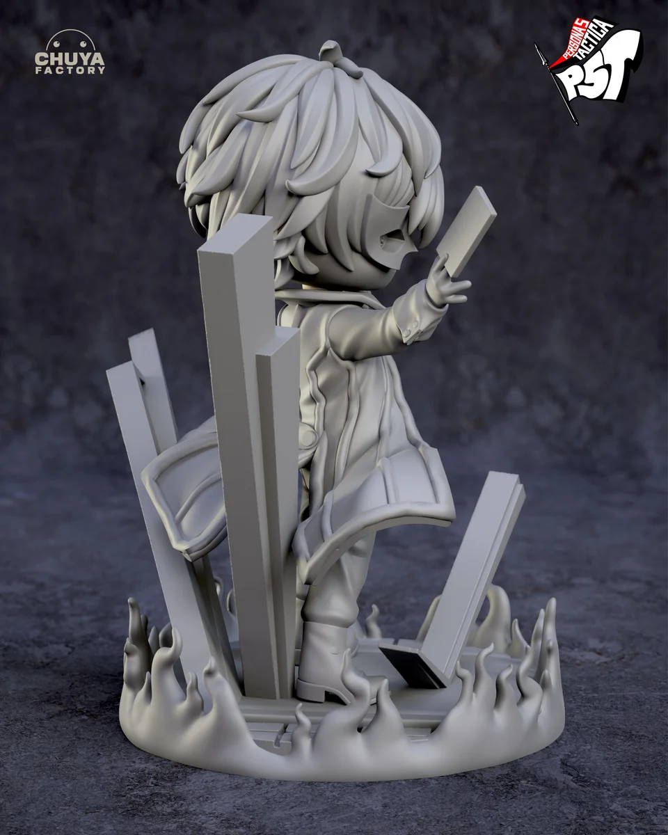 Chibi Joker | Fan Art | 3D Printed Resin Model Garage Kit | *Un-Painted* | Chuya Factory 7