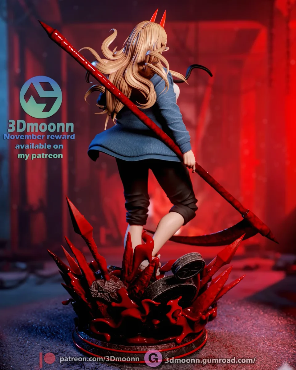 Power | Fan Art | 3D Printed Resin Model Garage Kit | *Un-Painted* | 3DMoonn 5