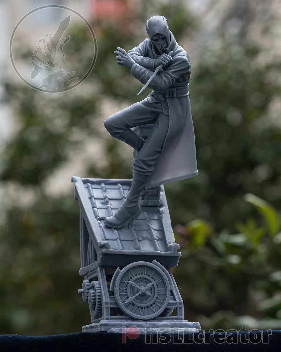 Corvo Attano | Fan Art | 3D Printed Resin Model Garage Kit | *Un-Painted* | H3LL Creator 3