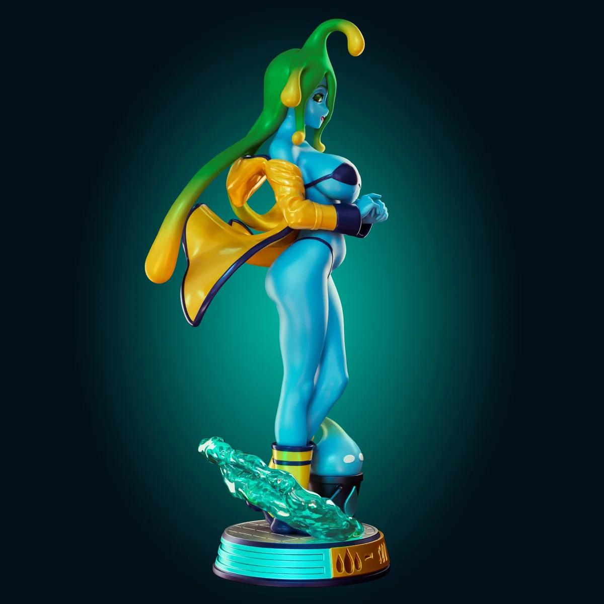 Suu | Fan Art | 3D Printed Resin Model Garage Kit | *Un-Painted* | Officer Rhu 4