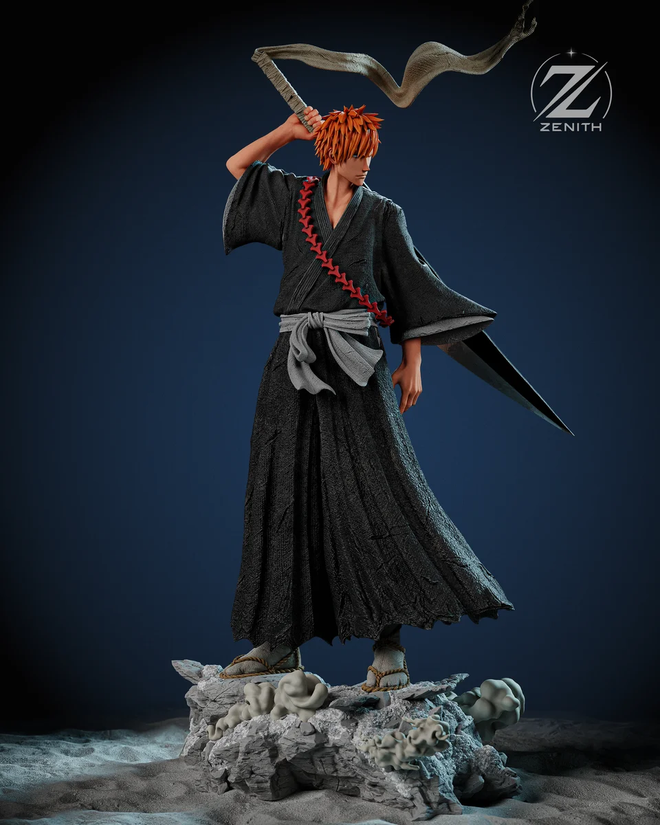 Ichigo | Fan Art | 3D Printed Resin Model Garage Kit | *Un-Painted* | Zenith Studios 6