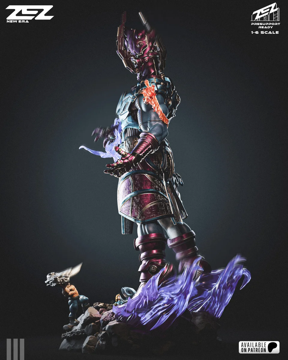 Galactus | Fan Art | 3D Printed Resin Model Garage Kit | *Un-Painted* | ZEZ Studio 4