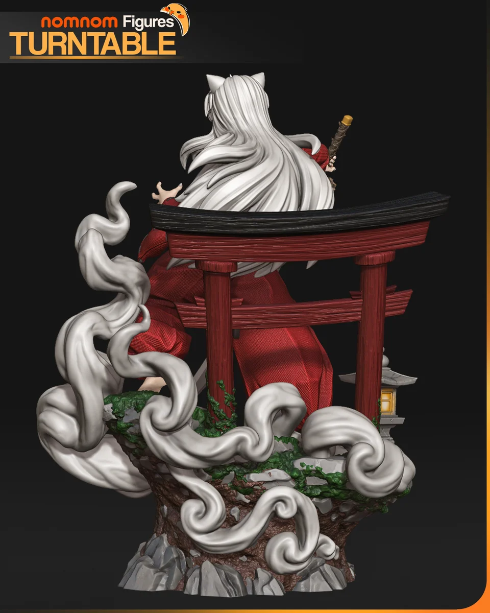 Inuyasha | Fan Art | 3D Printed Resin Model Garage Kit | *Un-Painted* | Nomnom 6