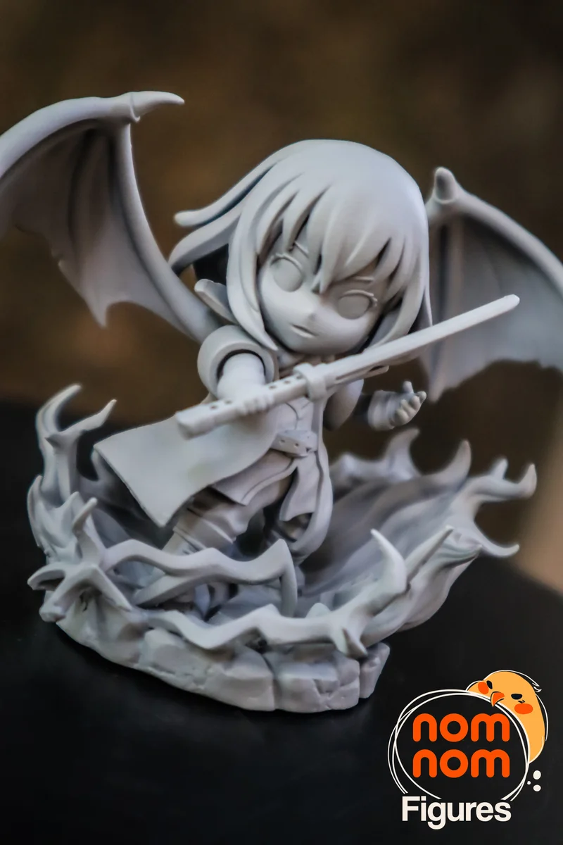 Chibi Rimuru | Fan Art | 3D Printed Resin Model Garage Kit | *Un-Painted* | Nomnom 8