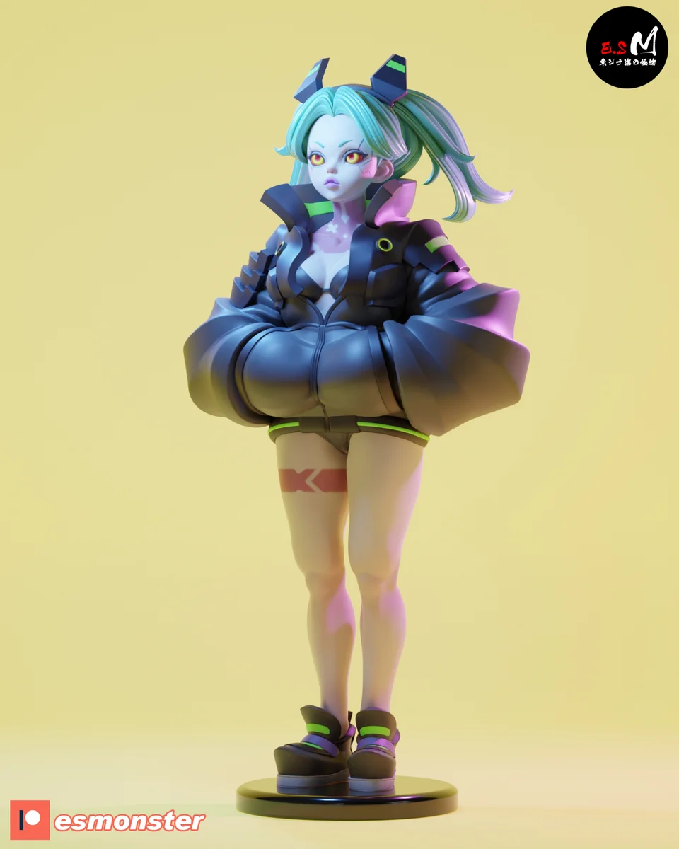 Rebecca | Fan Art | 3D Printed Resin Model Garage Kit | *Un-Painted* | ES Monster 4