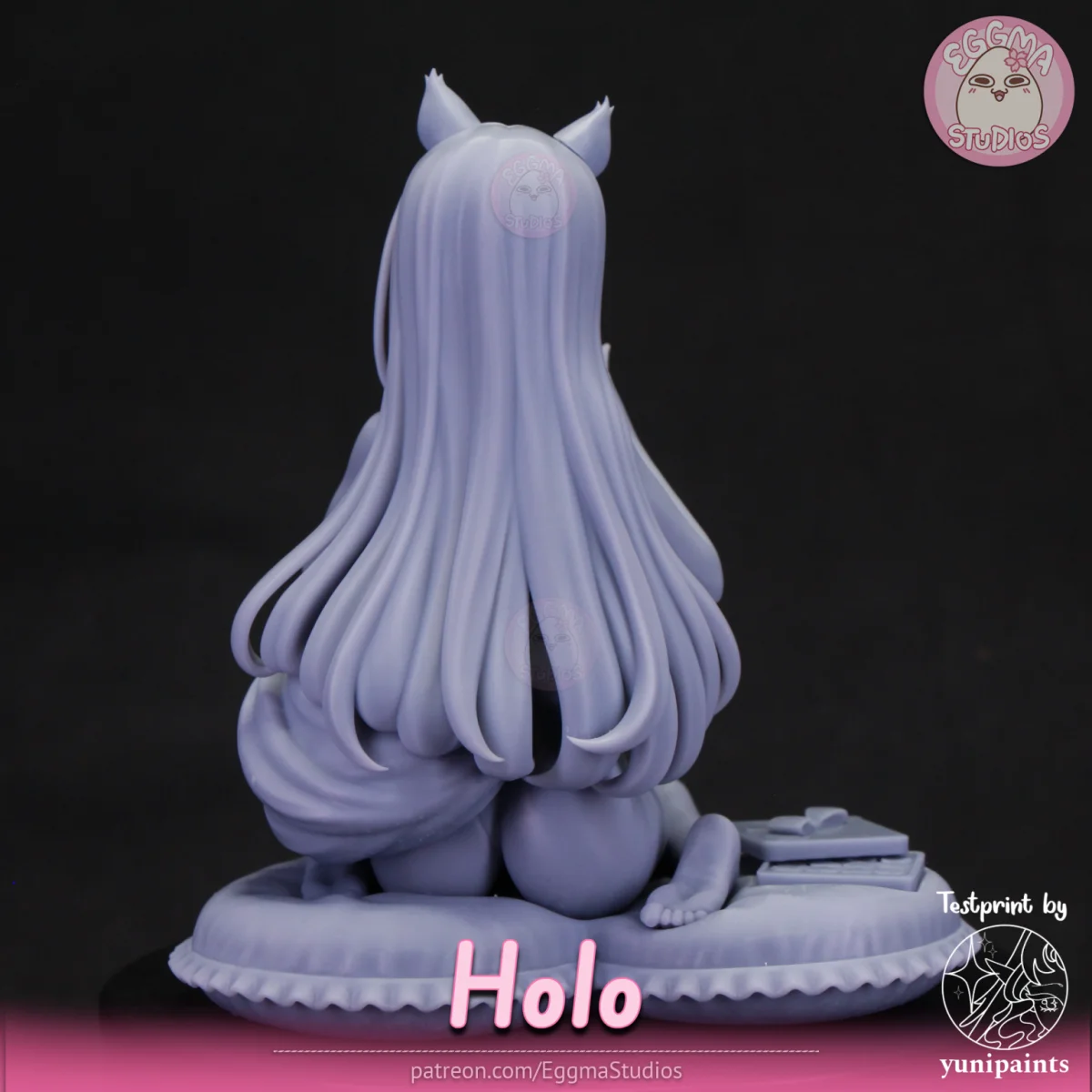 Holo | Fan Art | 3D Printed Resin Model Garage Kit | *Un-Painted* | EggmaStudios 17